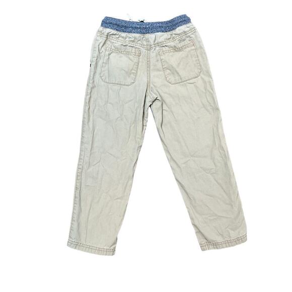 Carter's Boys 5T Khaki Drawstring pull on pants. Casual/School. Pockets. Toddler - Picture 3 of 4